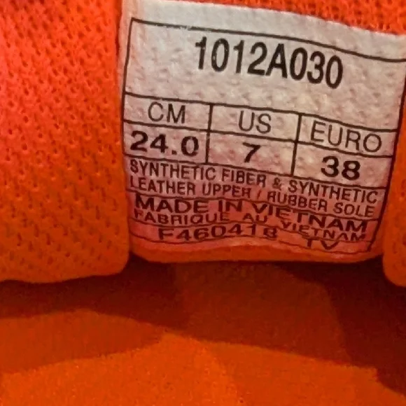 Asics Women's Gray and Orange Running Shoes - Picture 4 of 4